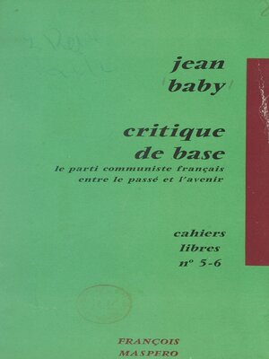 cover image of Critique de base